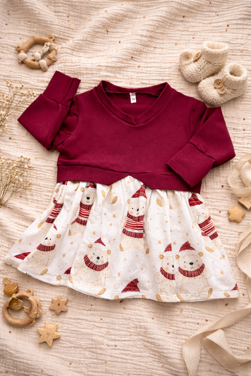 Girly Sweater Weihnachtsteddy