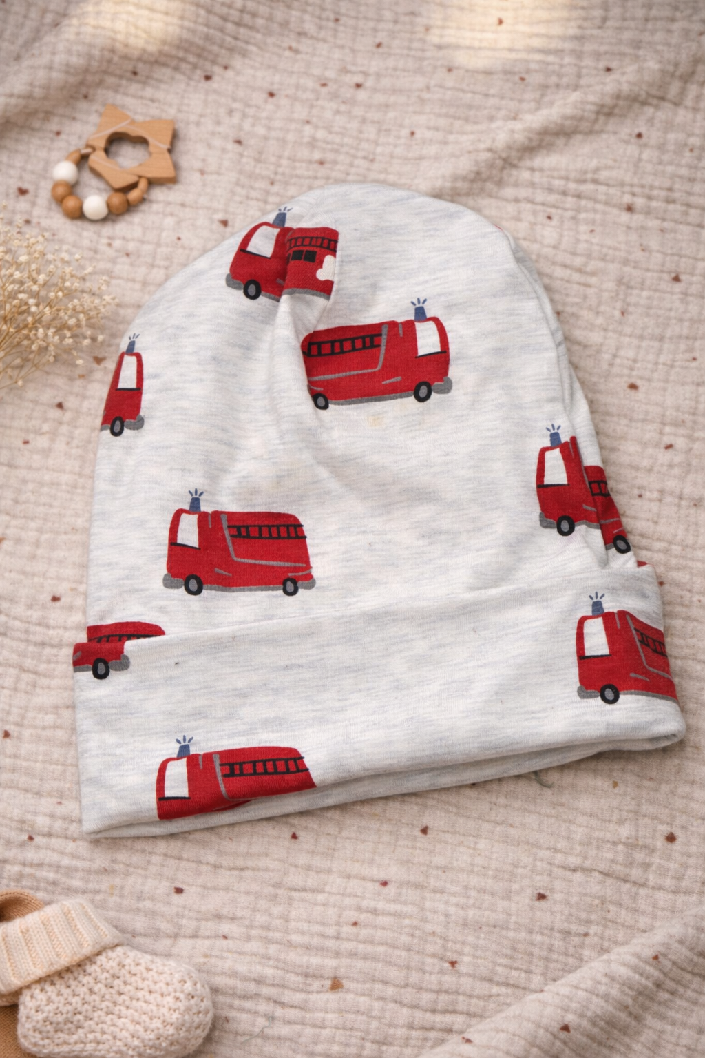 Beanie Feuerwehr sand