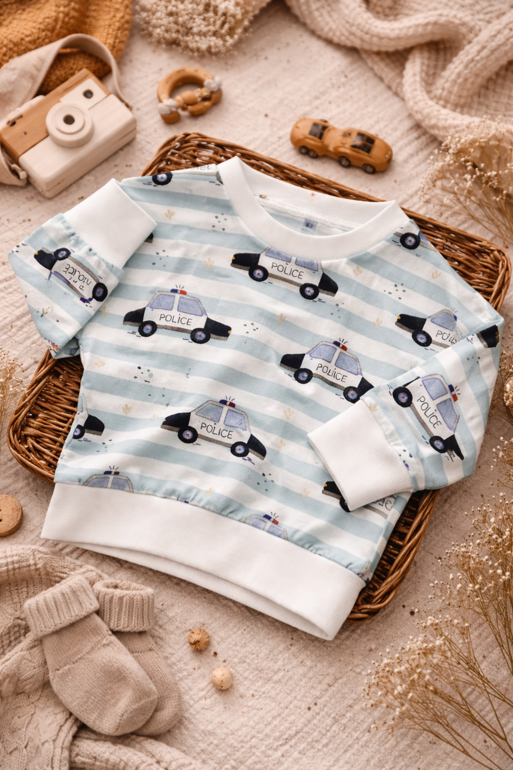 Oversize Pullover  Polizei