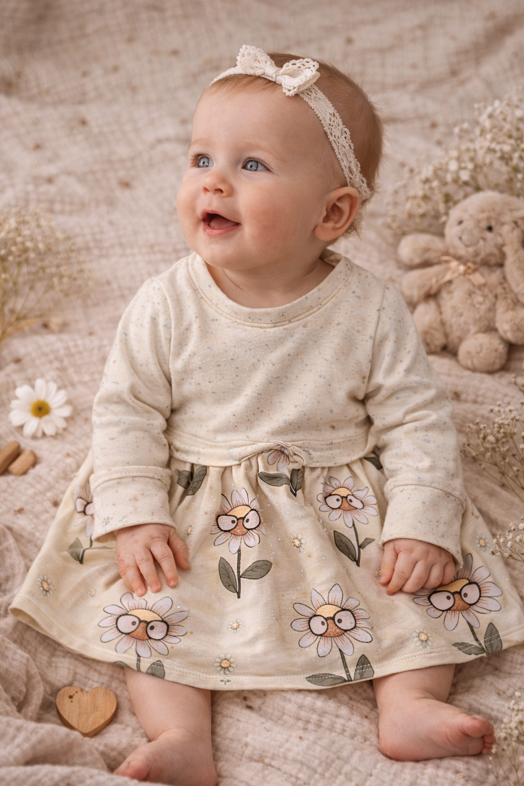 Girly Sweater Gänseblümchen