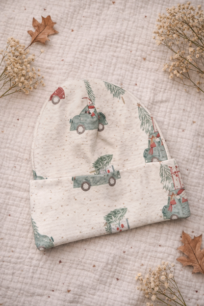 Beanie Weihnachtsauto