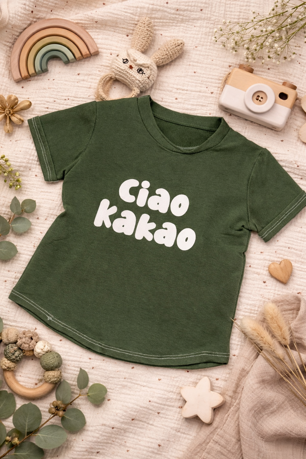 T-Shirt oder Langarm "Ciao Kakao" mit Umschlag