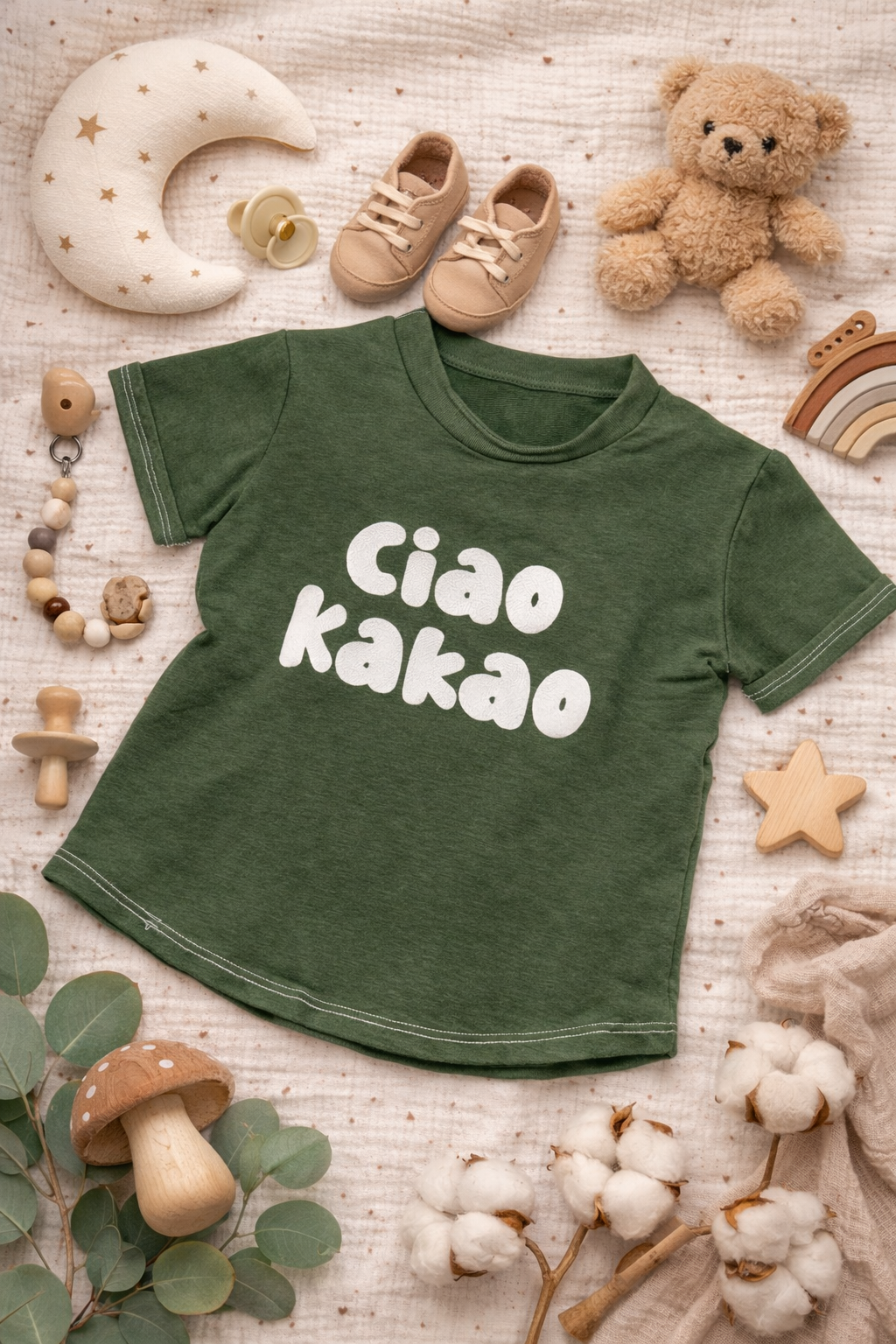 T-Shirt oder Langarm "Ciao Kakao" mit Umschlag