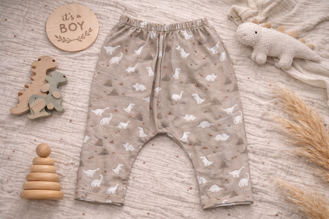 Leggings dino beige