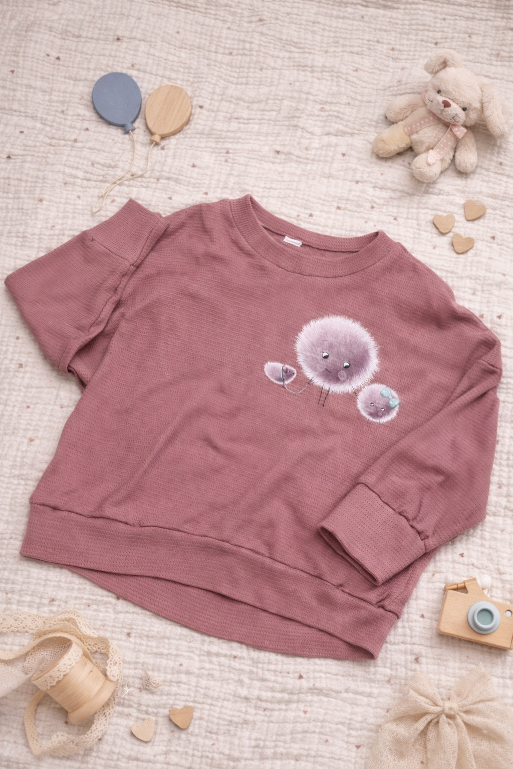 Pull oversize duveteux