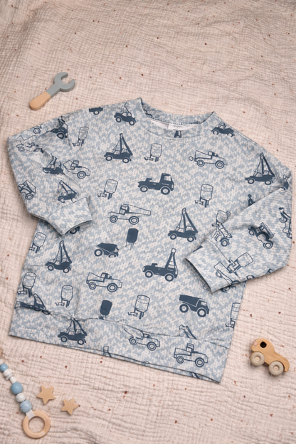 Oversize Pullover Baustelle