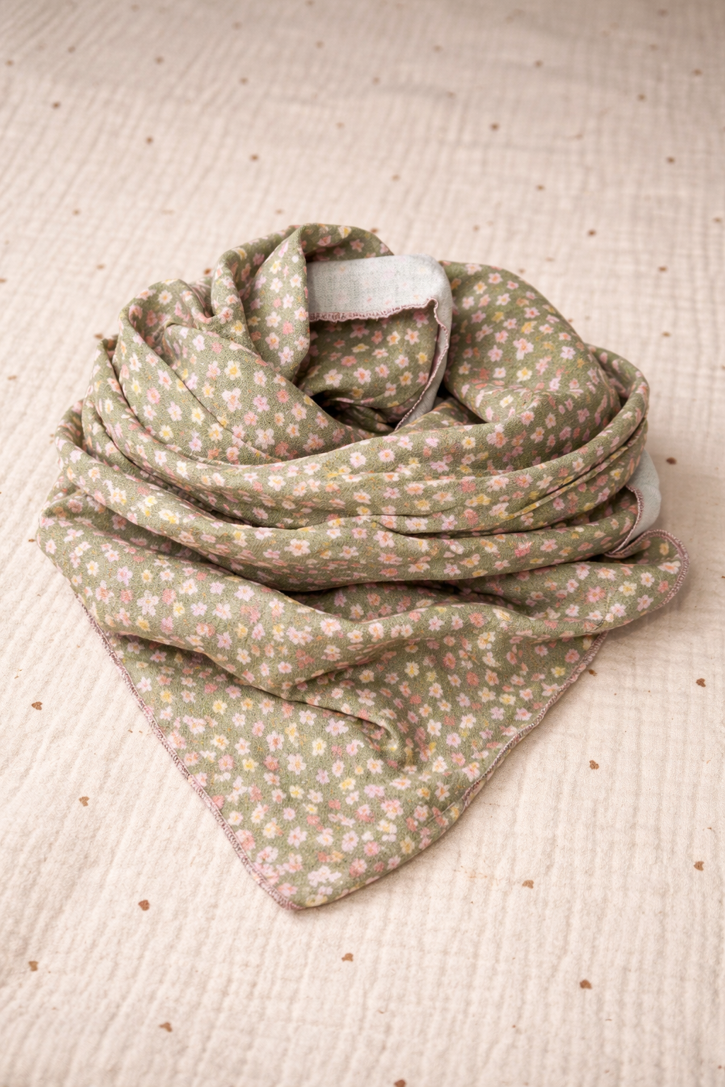 Musselin Halstuch grün