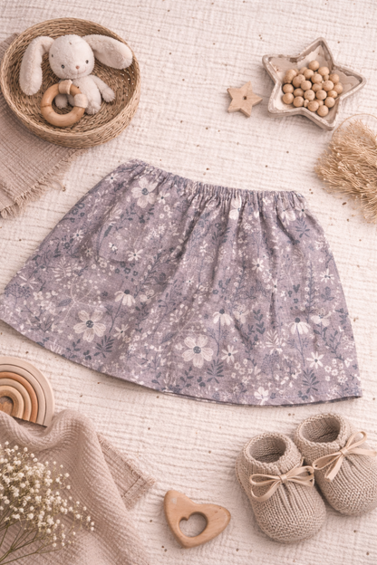 Robe lilas Fleurs