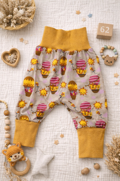 Pumphose Löwe Heißluftballon