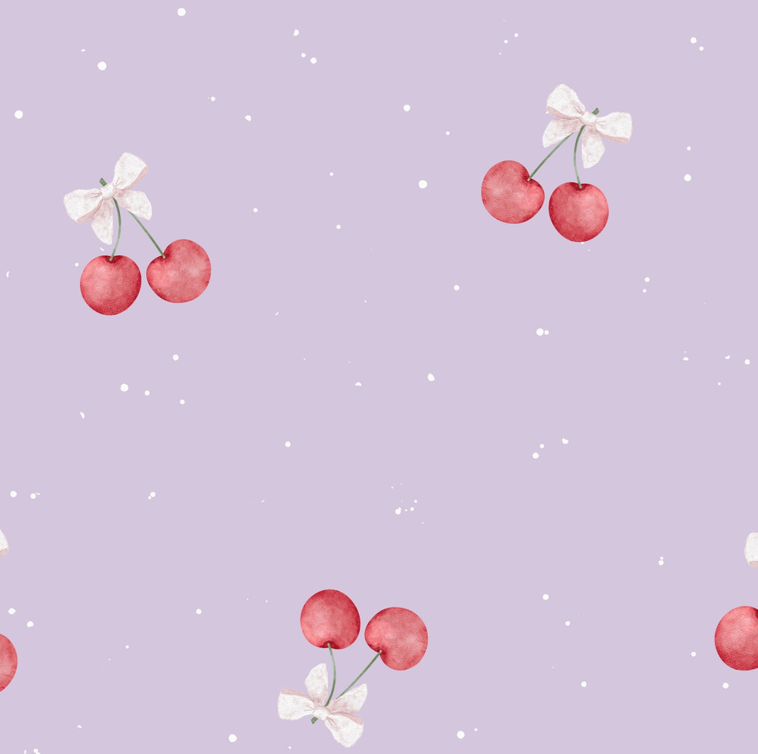 Cerises dans lilas