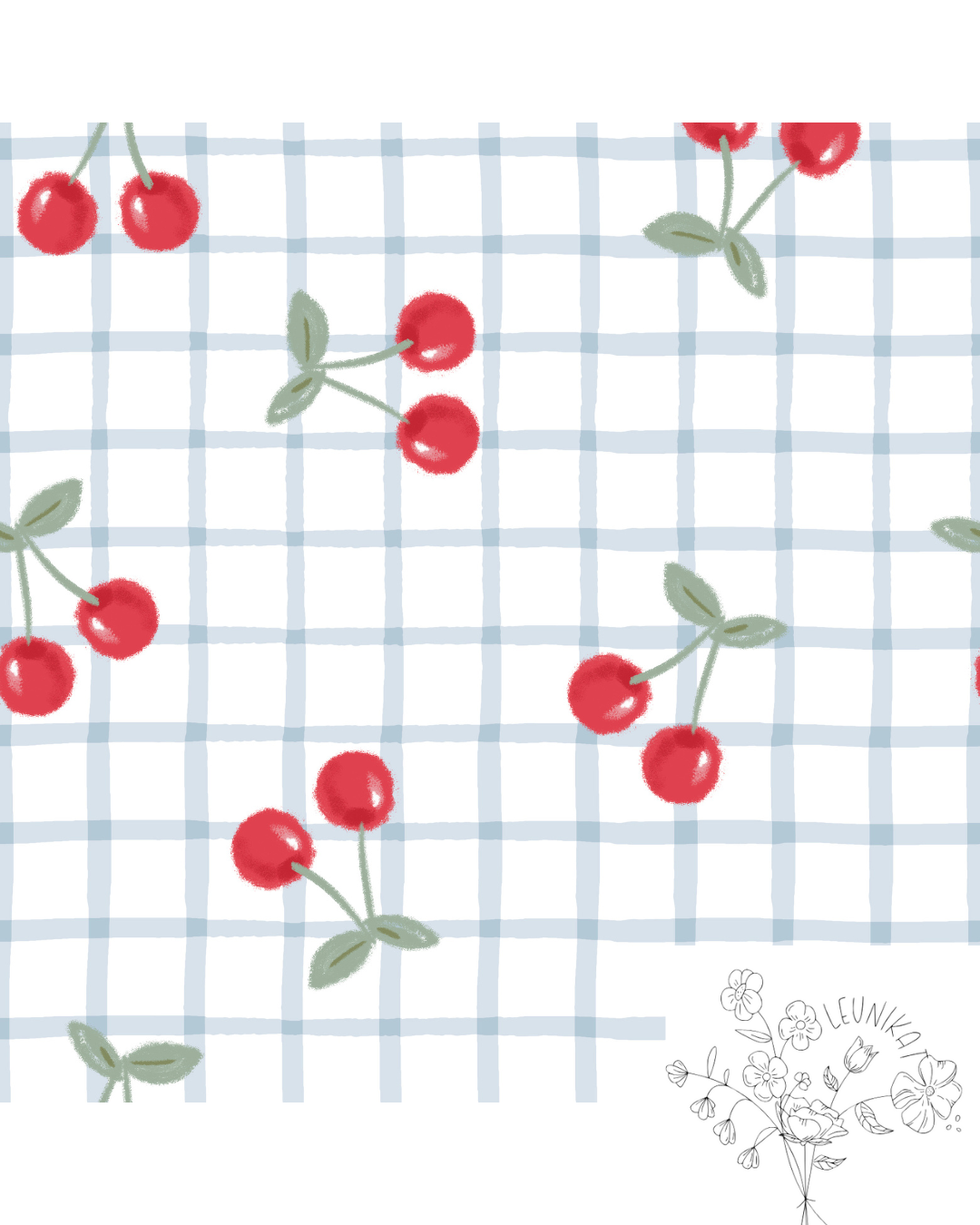 Kirschen kariert