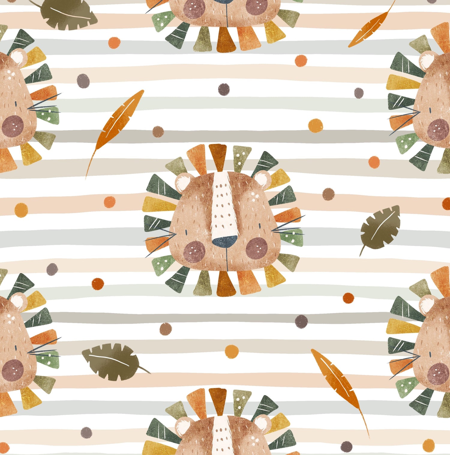 Lion couleurs d&