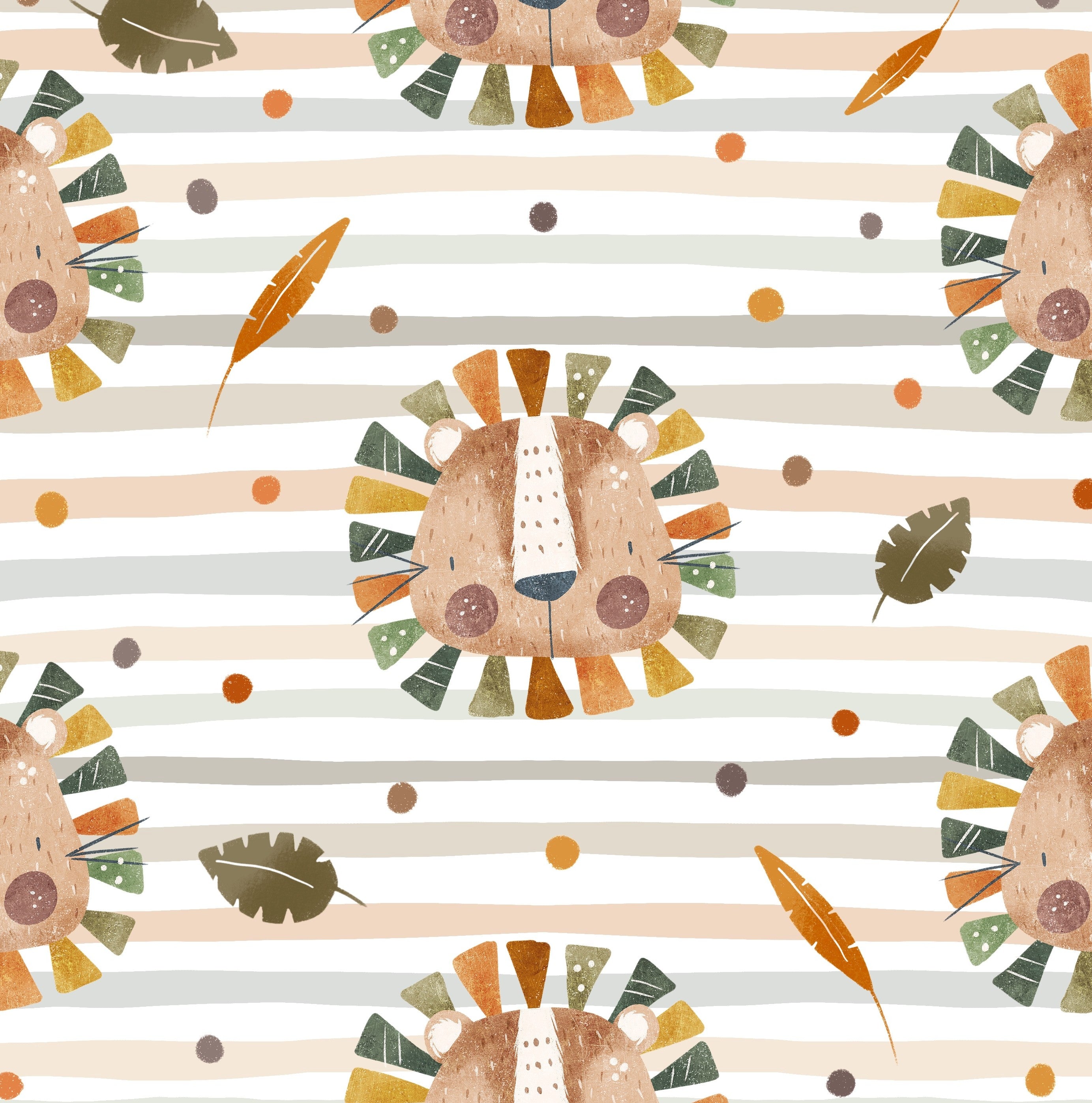Lion couleurs d&