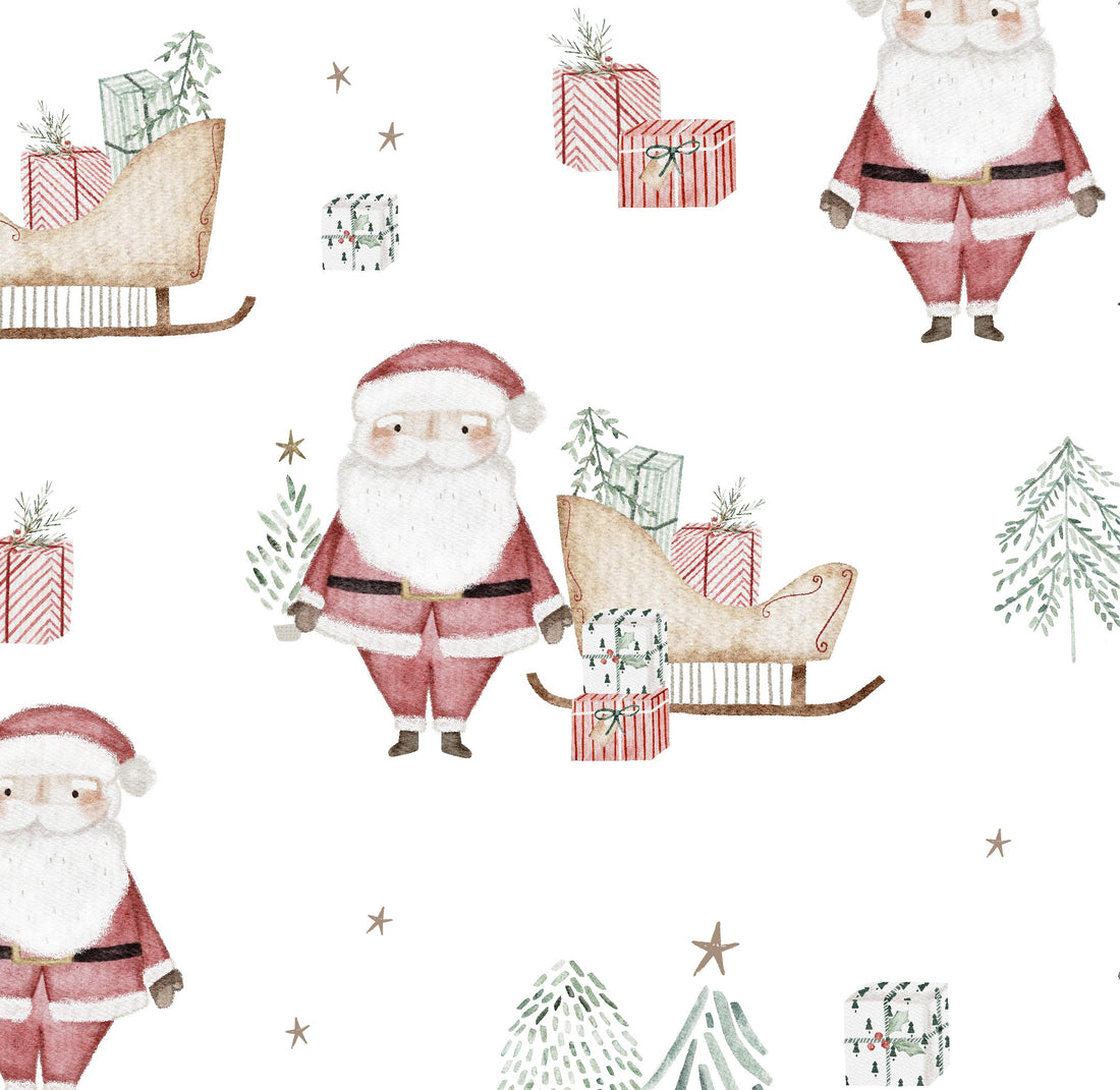 Le Père Noël avec son traîneau