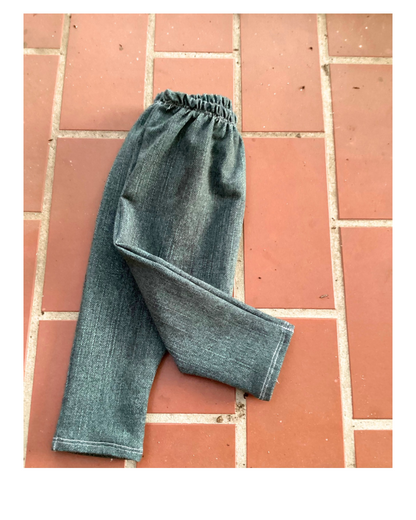 Leggings &quot;Jeans Optik dunkelgrün&quot;