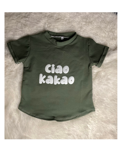 T-Shirt oder Langarm &quot;Ciao Kakao&quot; mit Umschlag