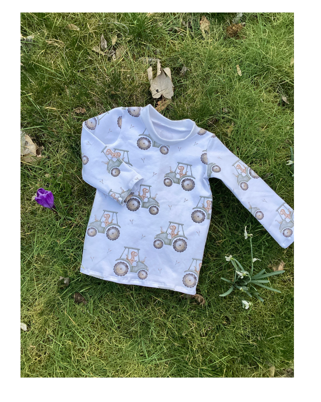 Langarmshirt Dino Traktor