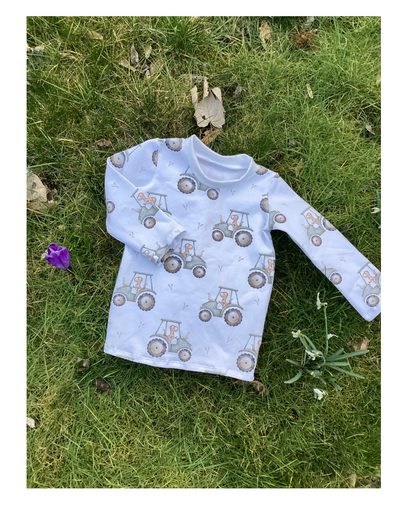 Langarmshirt Dino Traktor