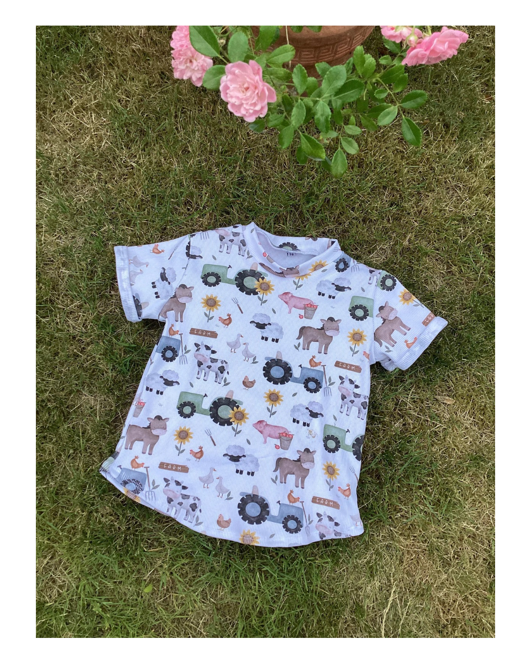 Farm T-Shirt mit umschlag