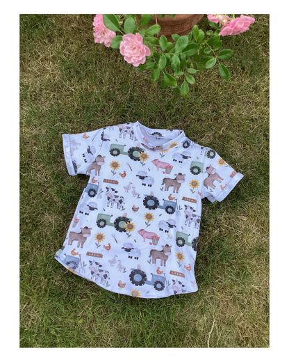 Farm T-Shirt mit umschlag