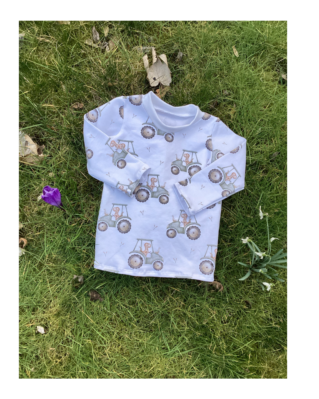 Langarmshirt Dino Traktor