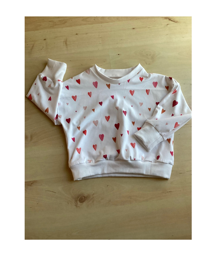 Oversize Pullover &quot;Herzen&quot;