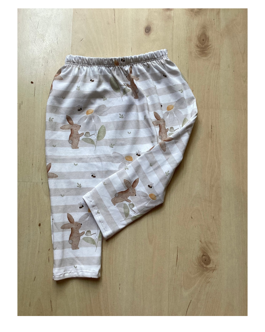Leggings Blumen Hase