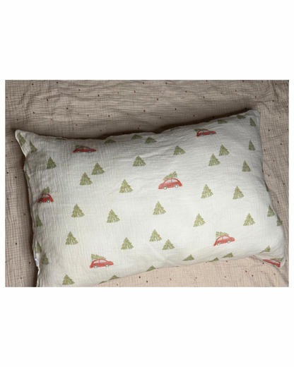Kopfkissenbezug Christmas Car