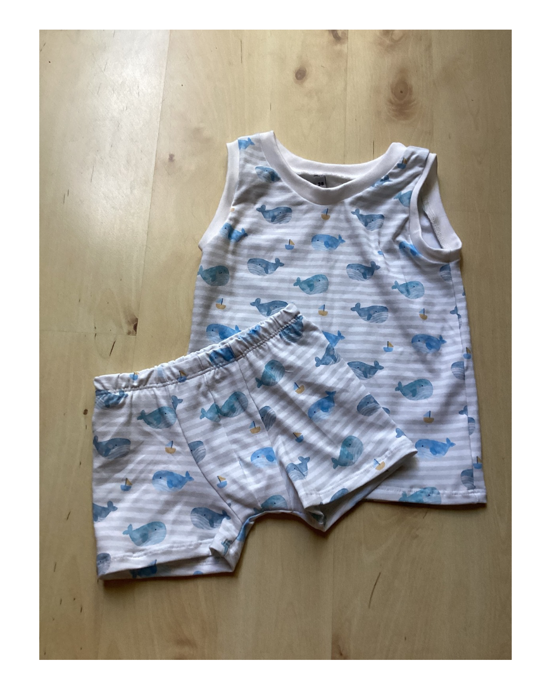 Set Unterwäsche Wale