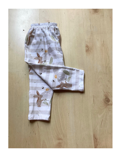 Leggings Blumen Hase