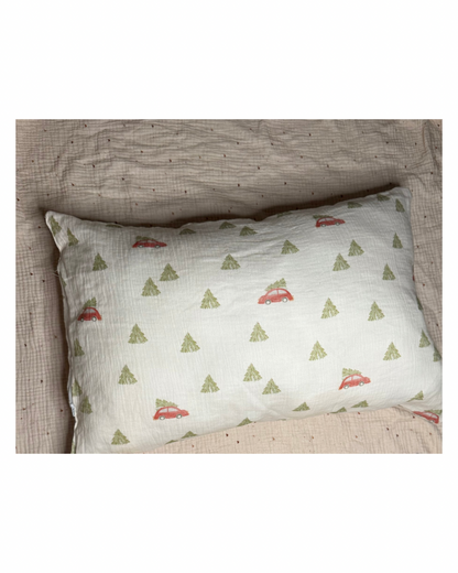 Kopfkissenbezug Christmas Car