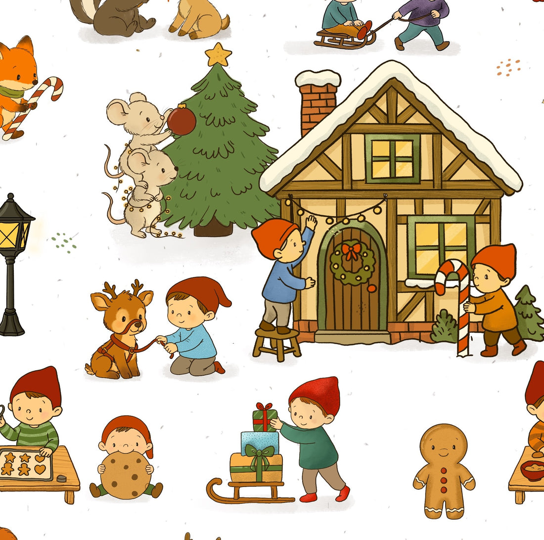 Père Noël en traîneau