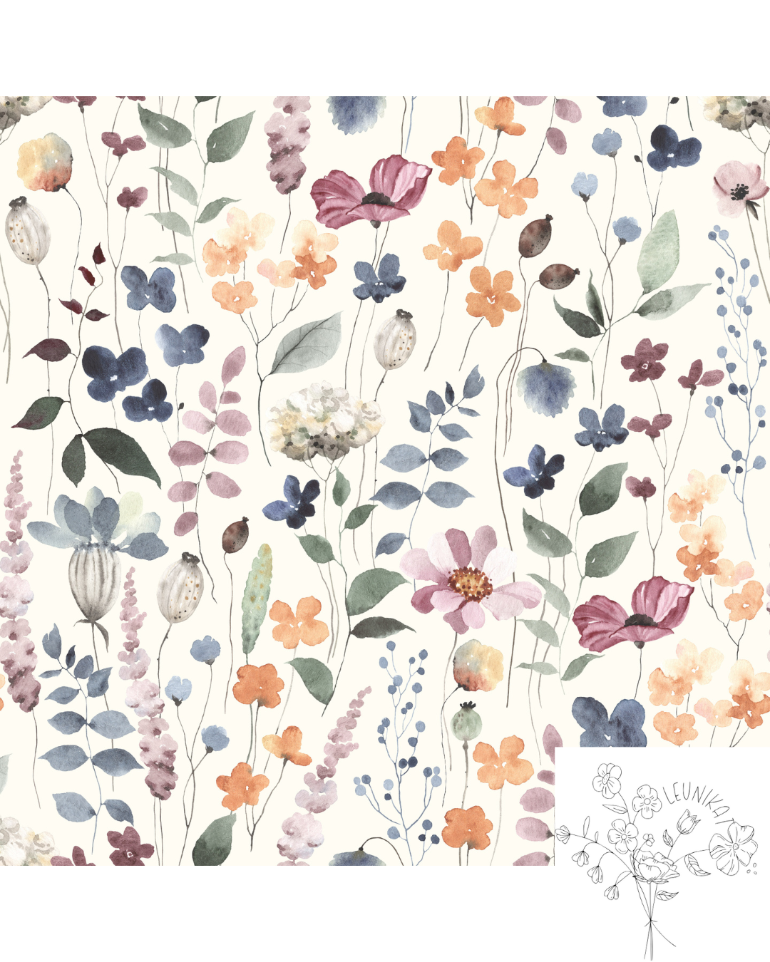 Wildblumen watercolour