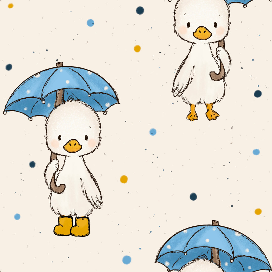 Regenente blau