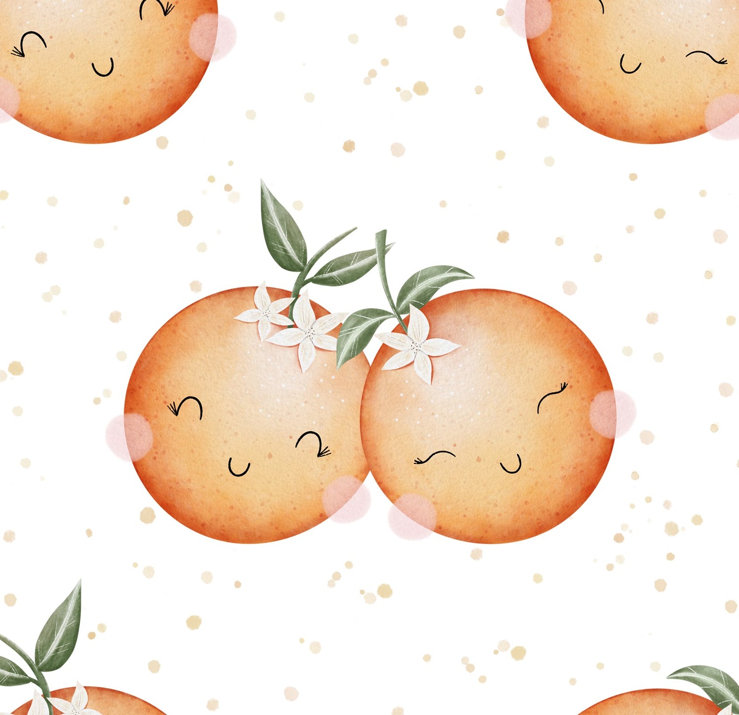 Oranges coupées en rondelles