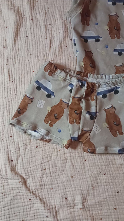 Set Unterwäsche  Polizei Bär