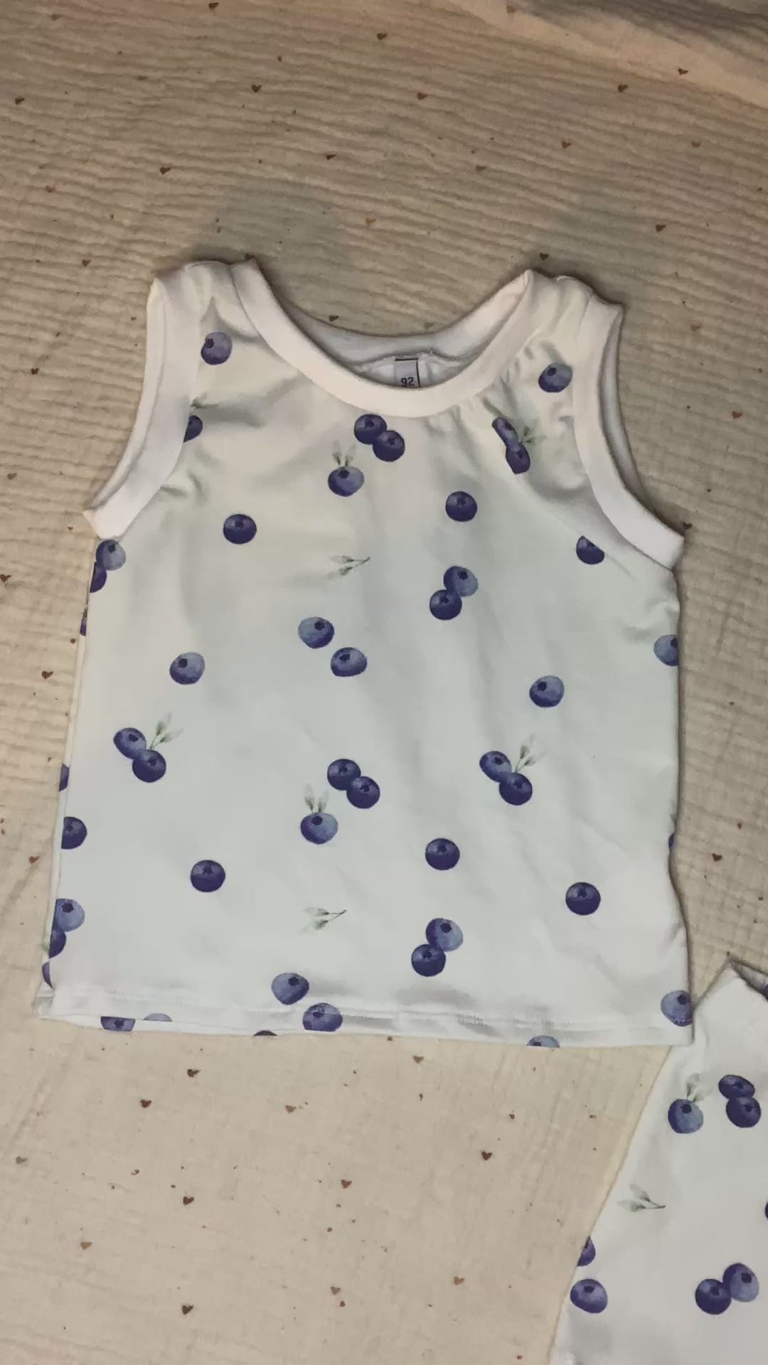 Set Unterwäsche  Blaubeeren