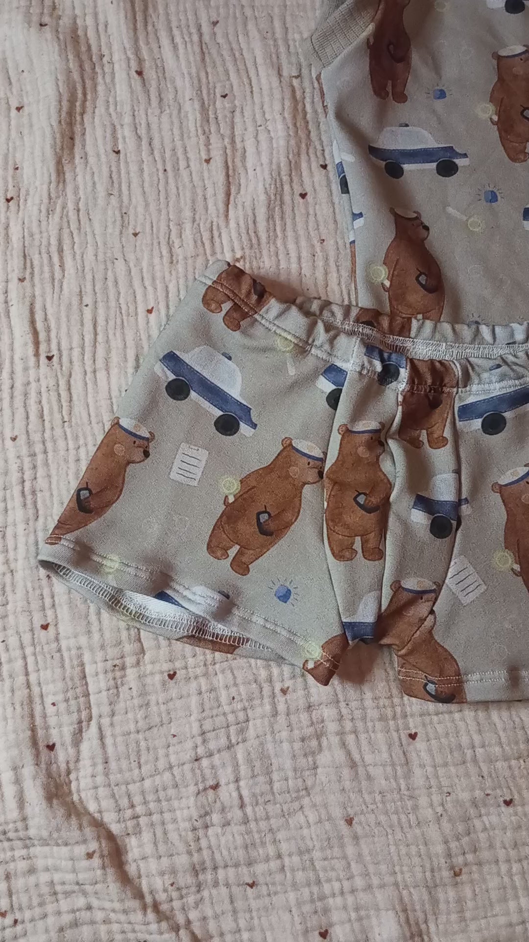 Set Unterwäsche  Polizei Bär