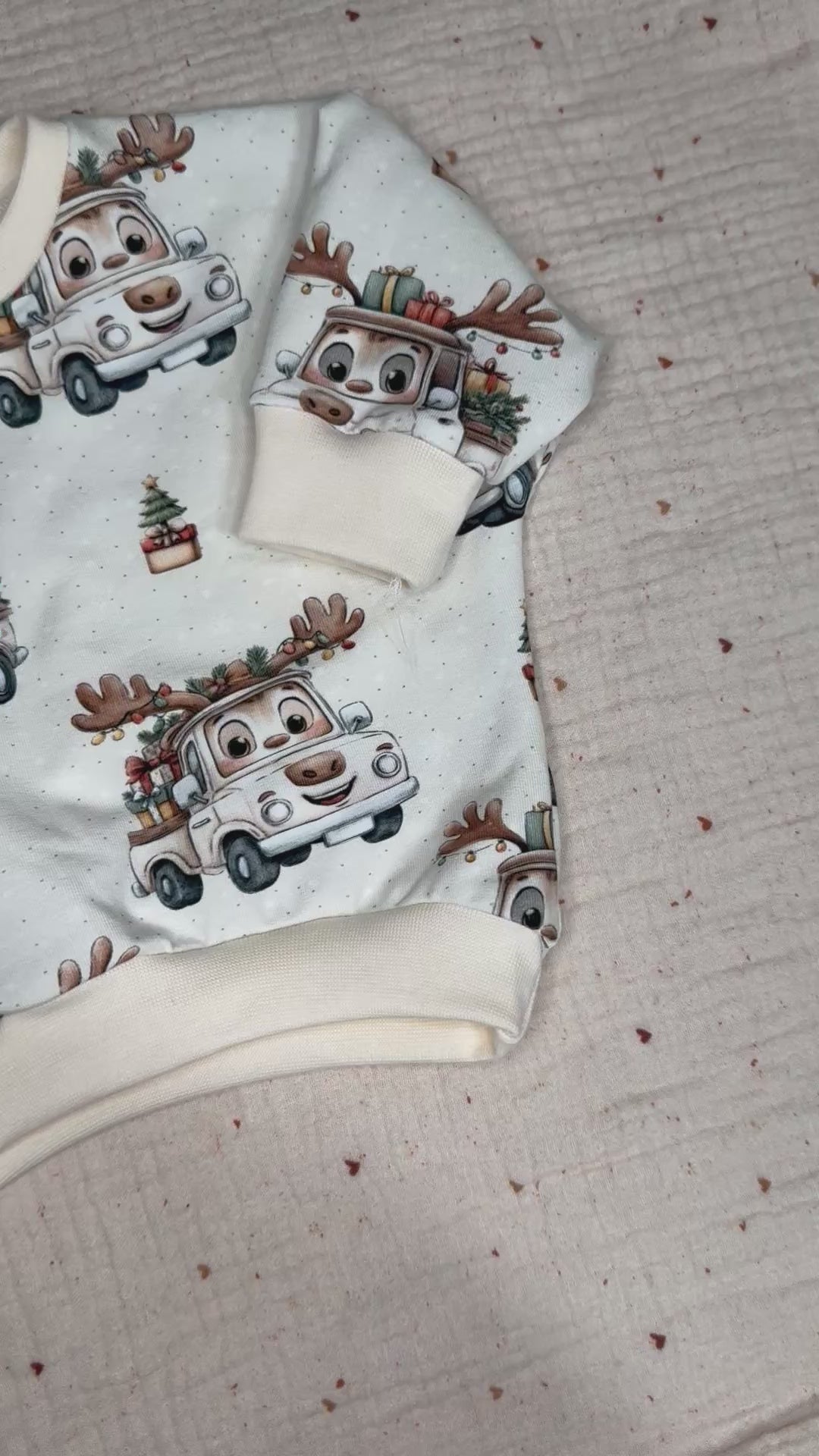 Oversize Sweater Rentierauto