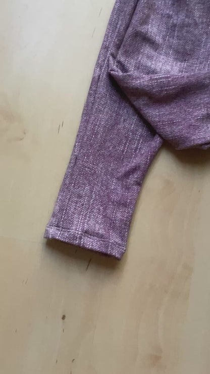 Leggings lila Jeansoptik