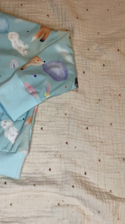 Oversize Pullover Seifenblasen