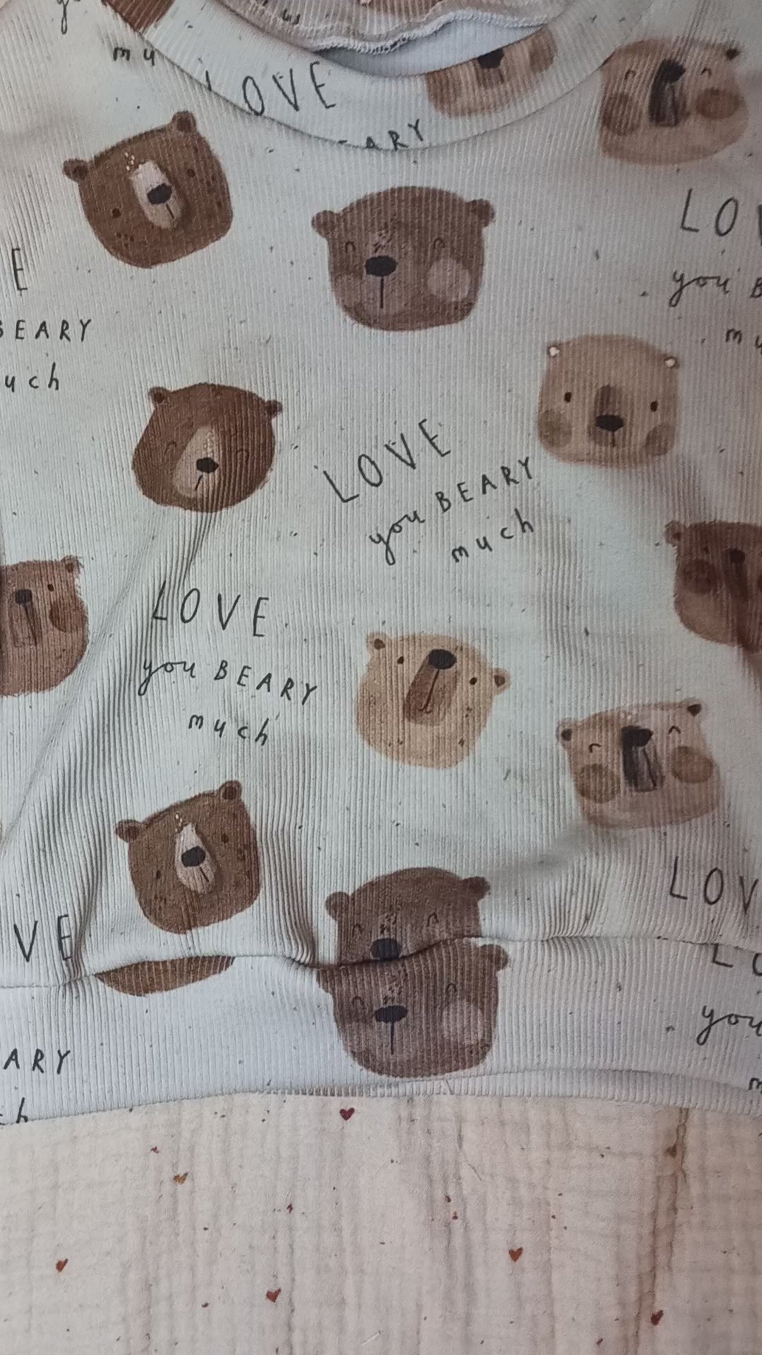 Oversize Pullover &quot;Love you beary much&quot;