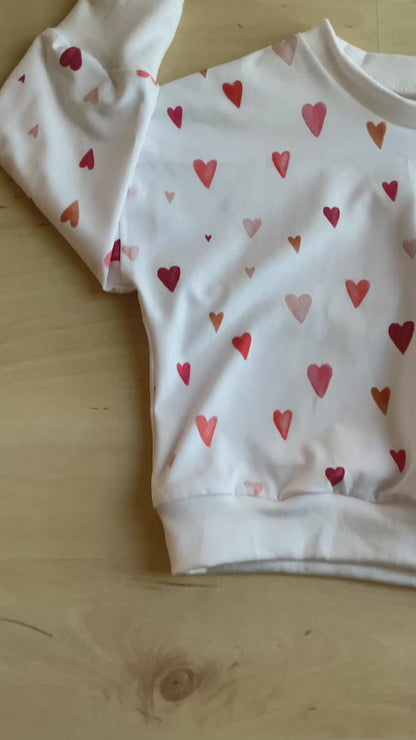 Oversize Pullover &quot;Herzen&quot;