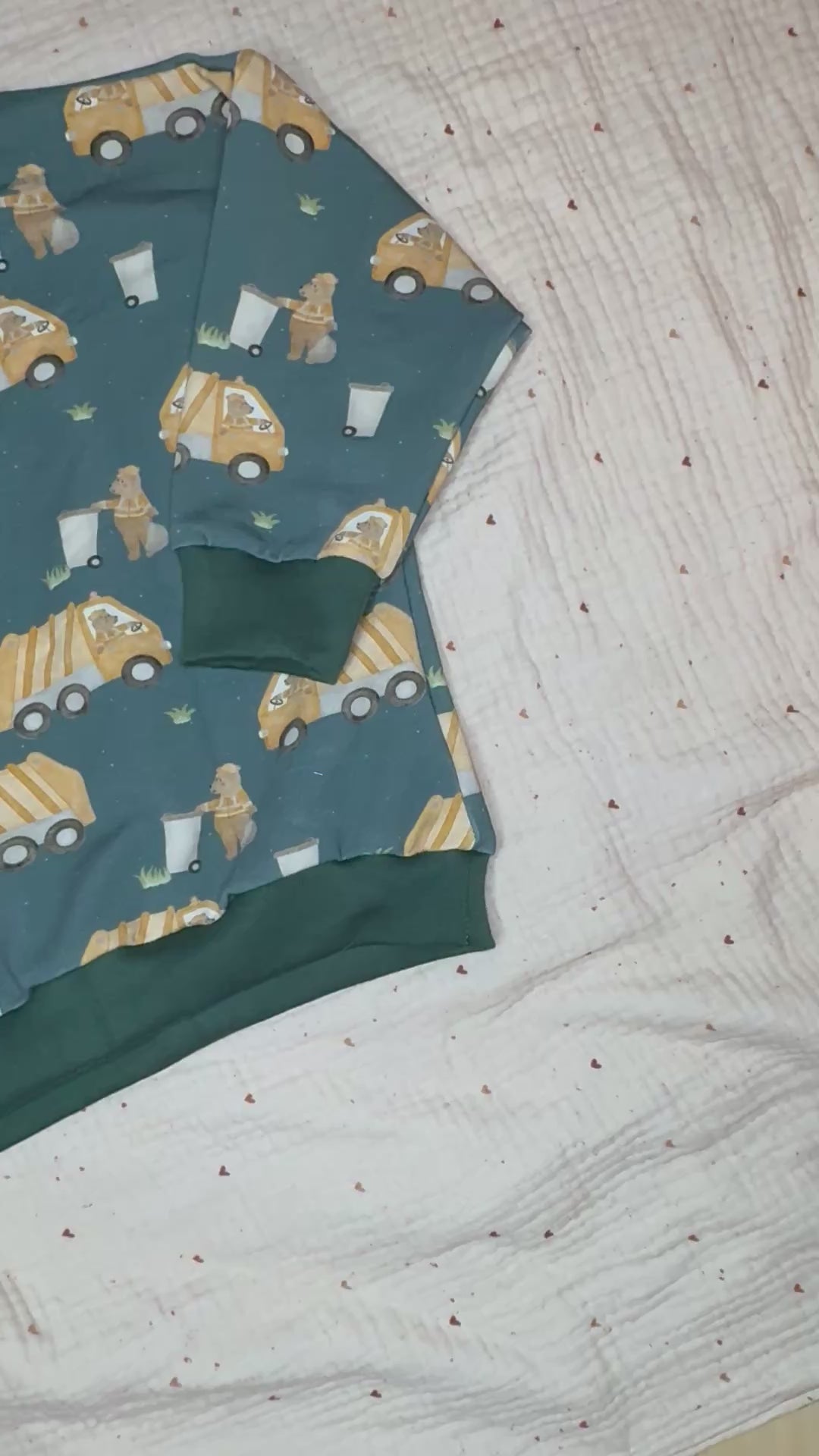 Oversize Pullover Müllabfuhr