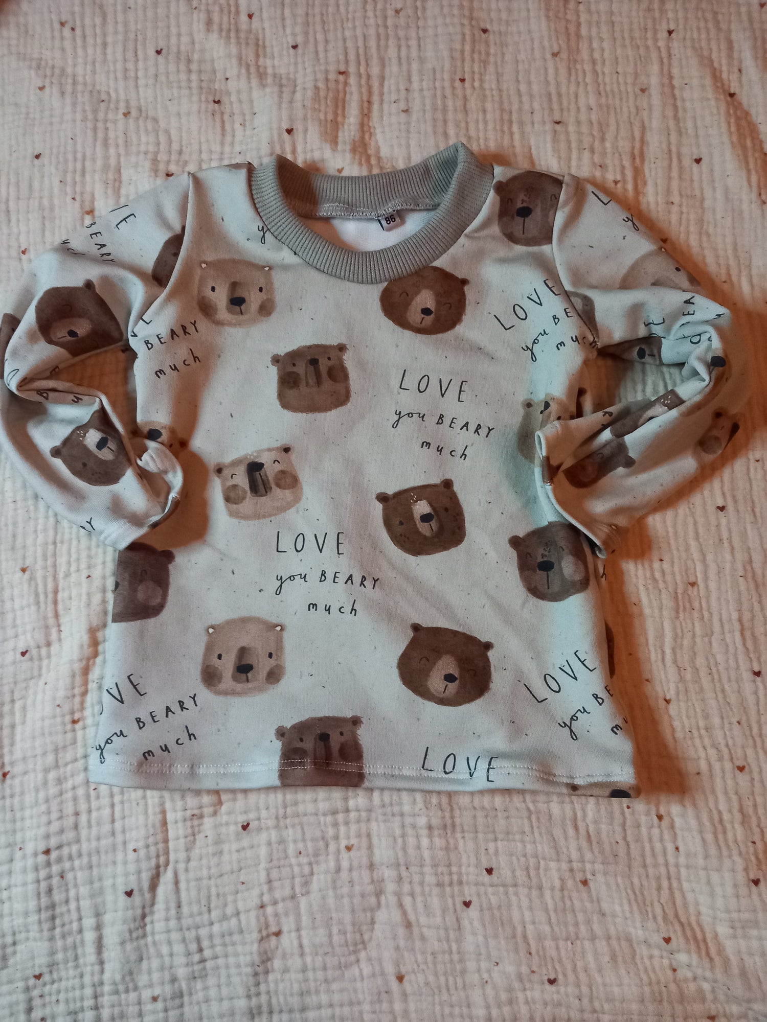 Langarmshirt &quot;Love you beary much&quot;