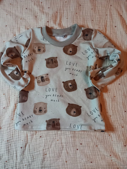 Langarmshirt &quot;Love you beary much&quot;